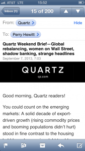 mobile quartz email