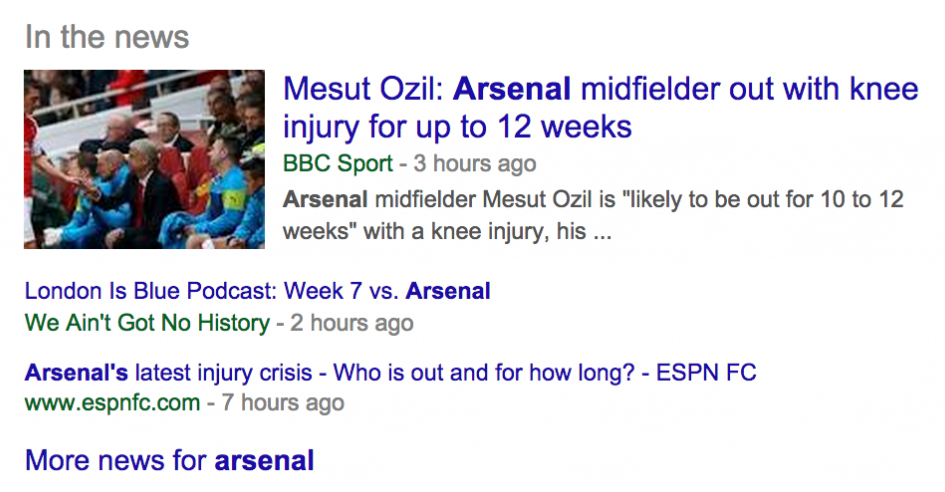 Arsenal search